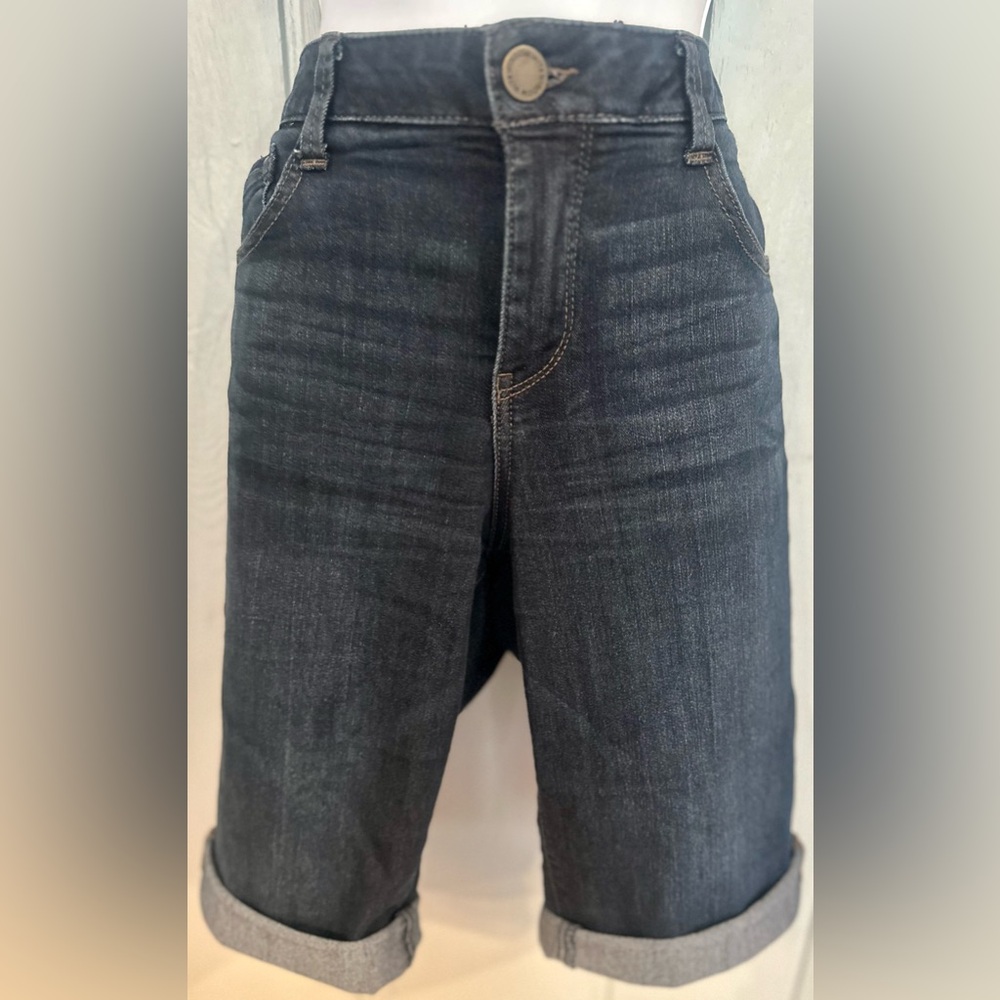 Wit & Wisdom Women's Dark Denim Jean Shorts